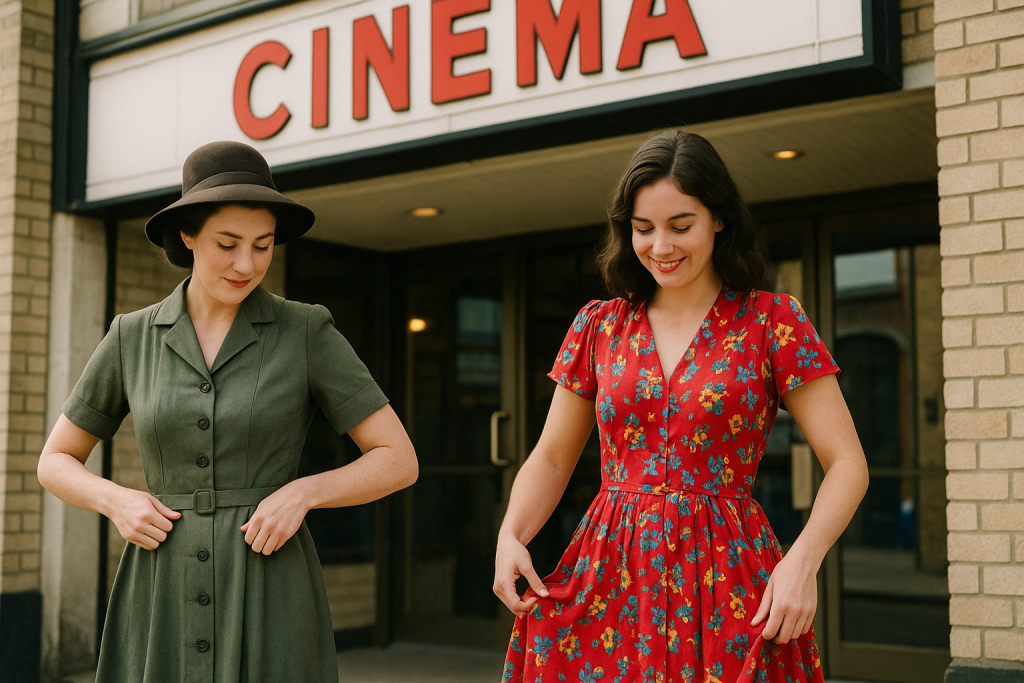 Britain, America and the Vintage Dress Mood: Same Era, Different Energy