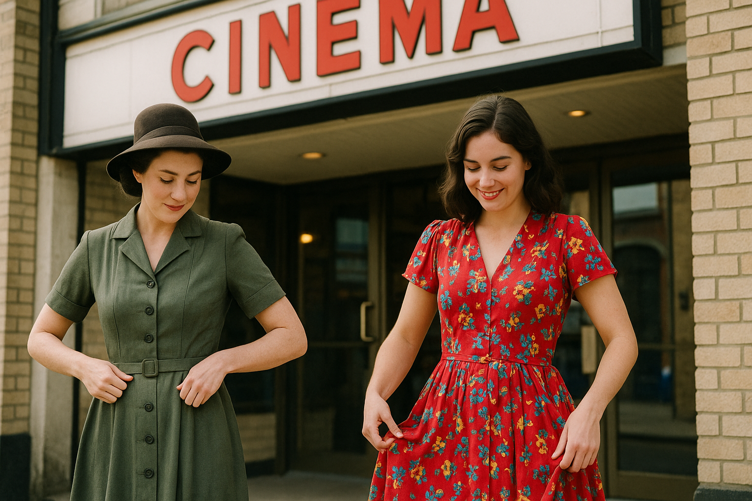 Britain, America and the Vintage Dress Mood: Same Era, Different Energy