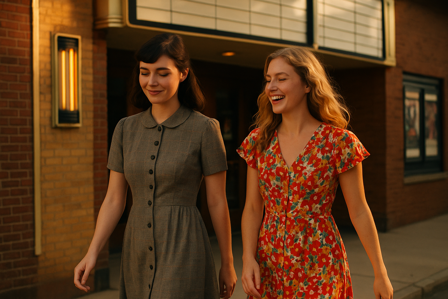 Britain, America and the Vintage Dress Mood: Same Era, Different Energy style notes image