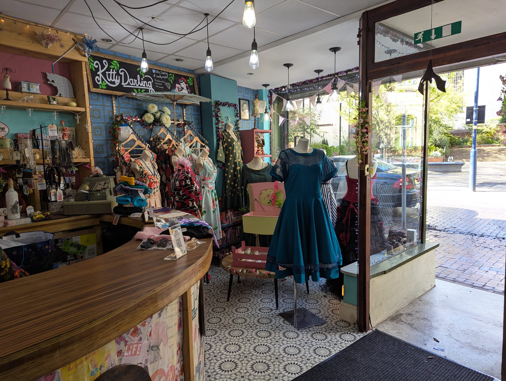 Front of boutique interior