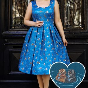Amanda Blue Otter Family Tea Dress