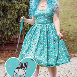 Amanda Green Frenchies Swing Dress