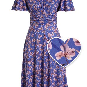 Donna Blue Orchid Tea Dress