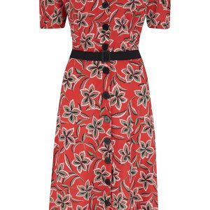 Charlene Shirtwaister Dress in Carnival Print