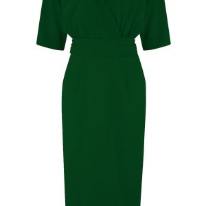 Evelyn Wiggle Dress in Green