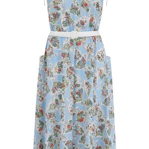 Suzy Sun Dress in Pagoda Print Easy To Wear