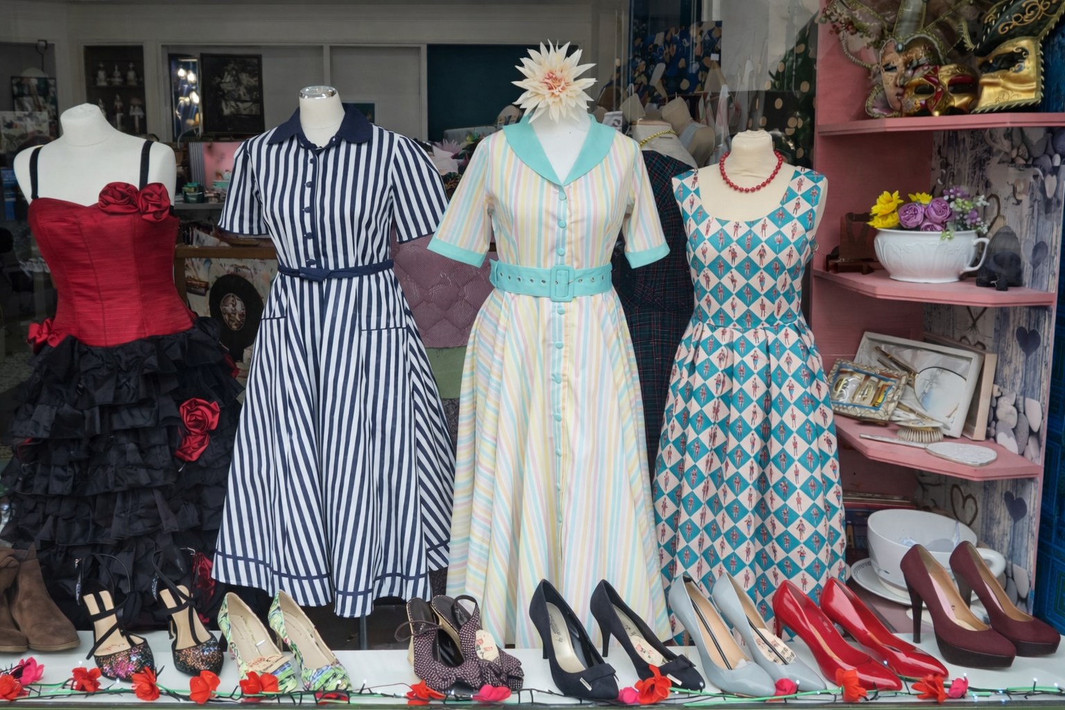 Browse rails at Kitty Darling boutique
