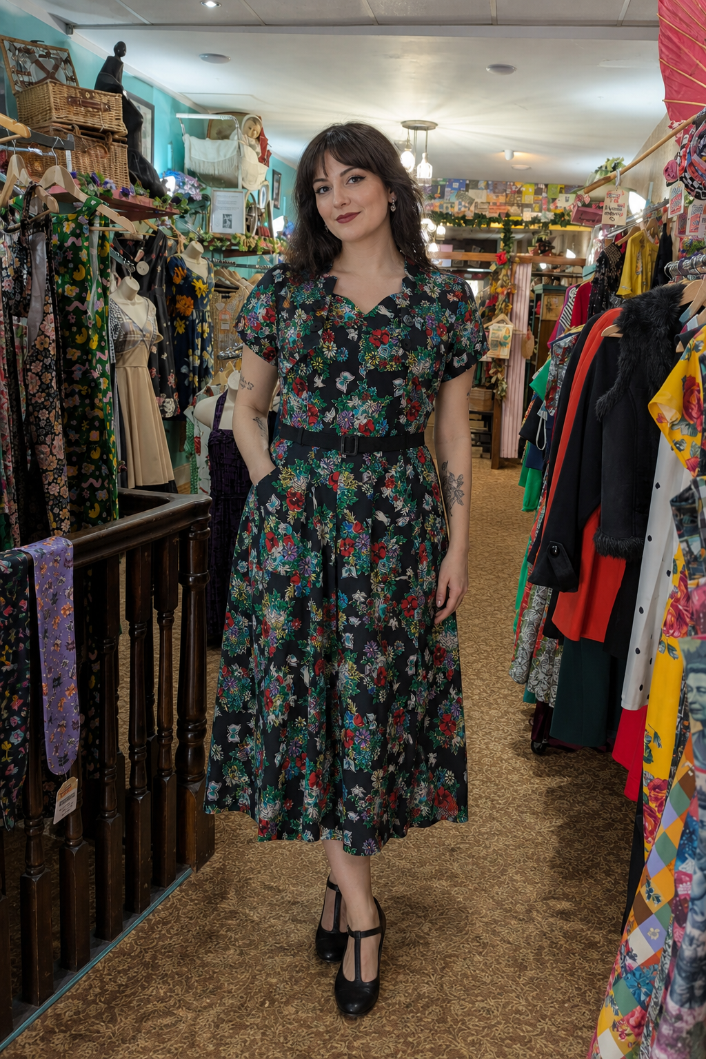 Browse rails at Kitty Darling boutique