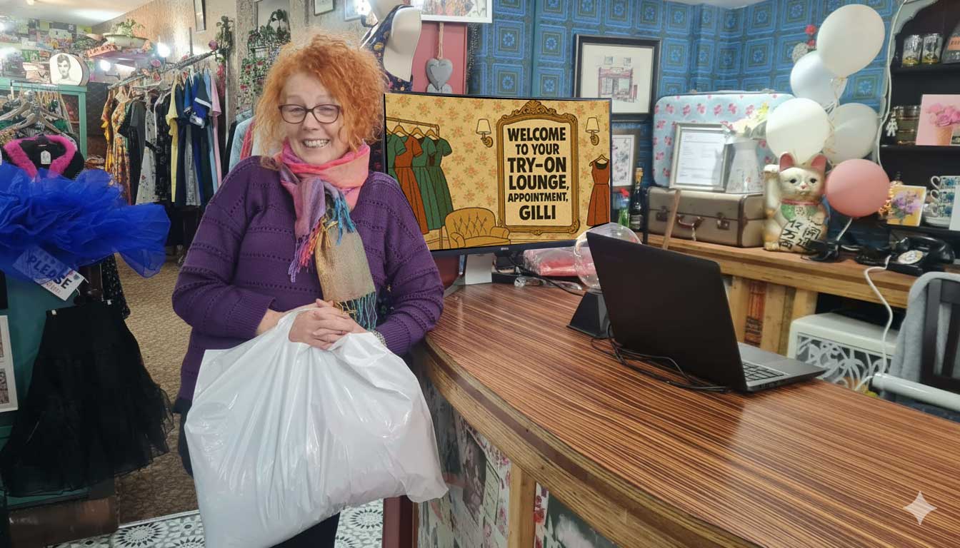 Gill in the Kitty Darling Lounge