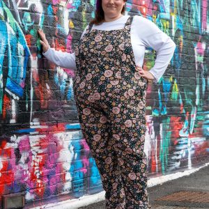 Eye Spy Floral Stretch Dungarees