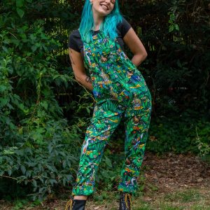 Pond Birds Stretch Dungarees